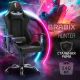 Игровое кресло  "Hunter GM-130", две подушки, экокожа, черное, 532798. Фото товара с разных ракурсов.