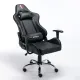 Игровое кресло  "Hunter GM-130", две подушки, экокожа, черное, 532798. Фото товара с разных ракурсов.
