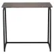 Стол на металлокаркасе BRABIX LOFT CD-001, 800х440х740 мм, складной, цвет морёный дуб, 641209. Фото товара с разных ракурсов.
