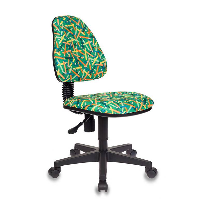 Кресло детское Бюрократ KD-4/PENCIL-GN зеленый карандаши главное фото