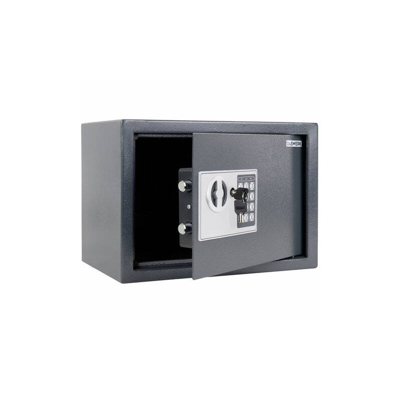Сейф мебельный DASWERK (ДАСВЕРК) SC-250EL (250х350х250 мм), электронный замок, графит, 291343 главное фото