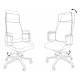 Кресло руководителя Бюрократ _JONS/BEIGE бежевый кожа крестовина алюминий. Фото товара с разных ракурсов.