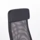 Кресло руководителя Flight R EX-541, хром, ткань TW, сетка, черное/серое. Фото товара с разных ракурсов.