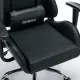 Игровое кресло  "Hunter GM-130", две подушки, экокожа, черное, 532798. Фото товара с разных ракурсов.